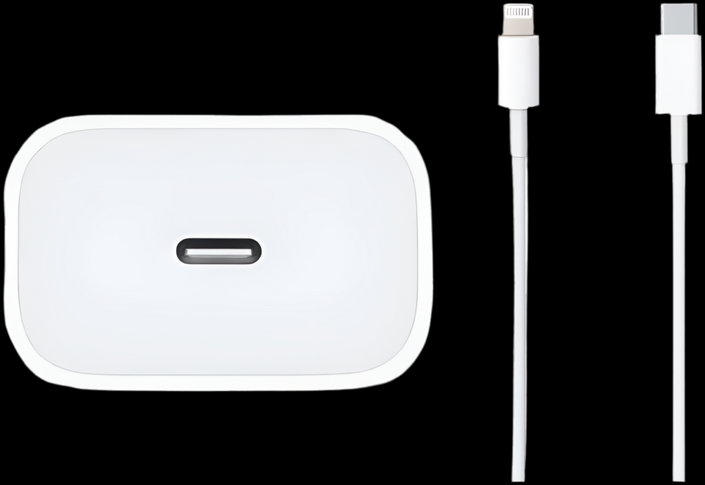 Combo: 20W Power Adapter + Type-c To Lightning Cable With (1 Year Warranty)