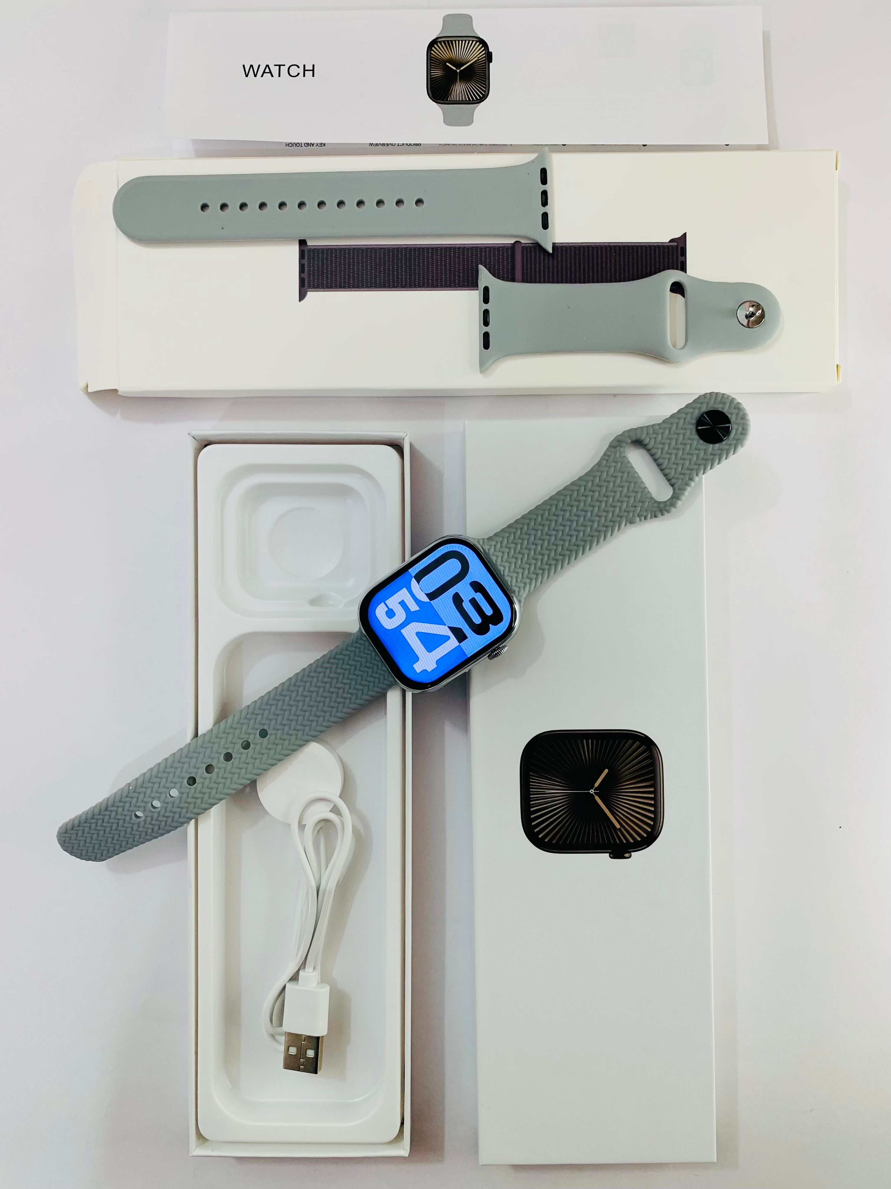 i-watch series 10 With 2 strap and watch charger with (1 year warranty)