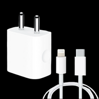 Combo: 20W Power Adapter + Type-c To Lightning Cable With (1 Year Warranty)