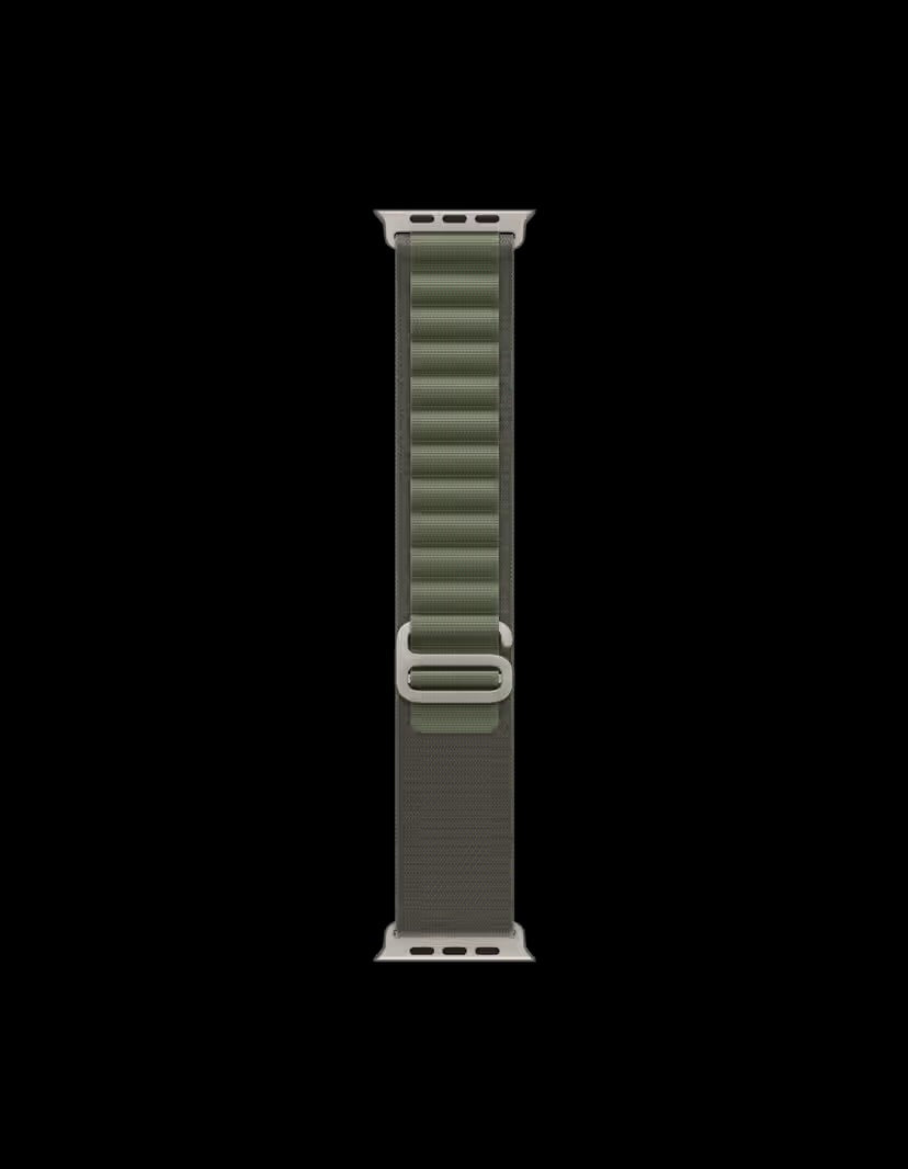 Alpine Watch Band| ultra 2 band 49mm, Series 10 46mm, 9|8|7 45mm, SE2|SE|6|5|4 44mm, 3|2|1 42mm (Black),(silver)