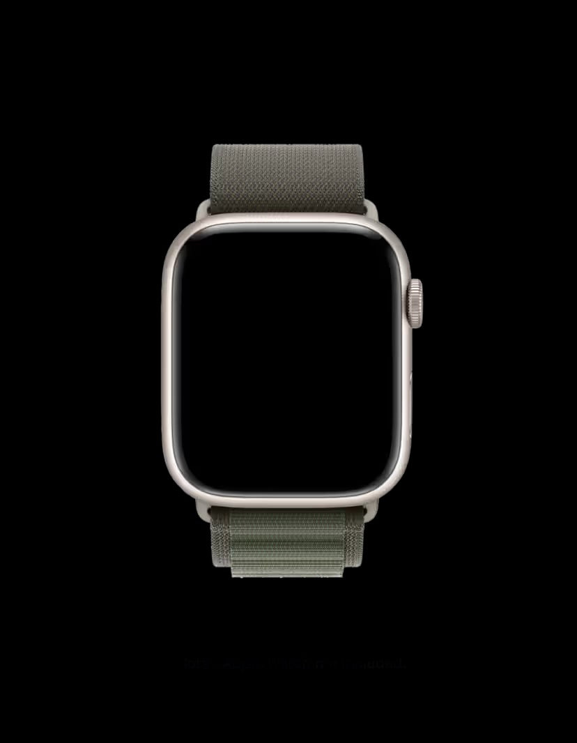 Alpine Watch Band| ultra 2 band 49mm, Series 10 46mm, 9|8|7 45mm, SE2|SE|6|5|4 44mm, 3|2|1 42mm (Black),(silver)