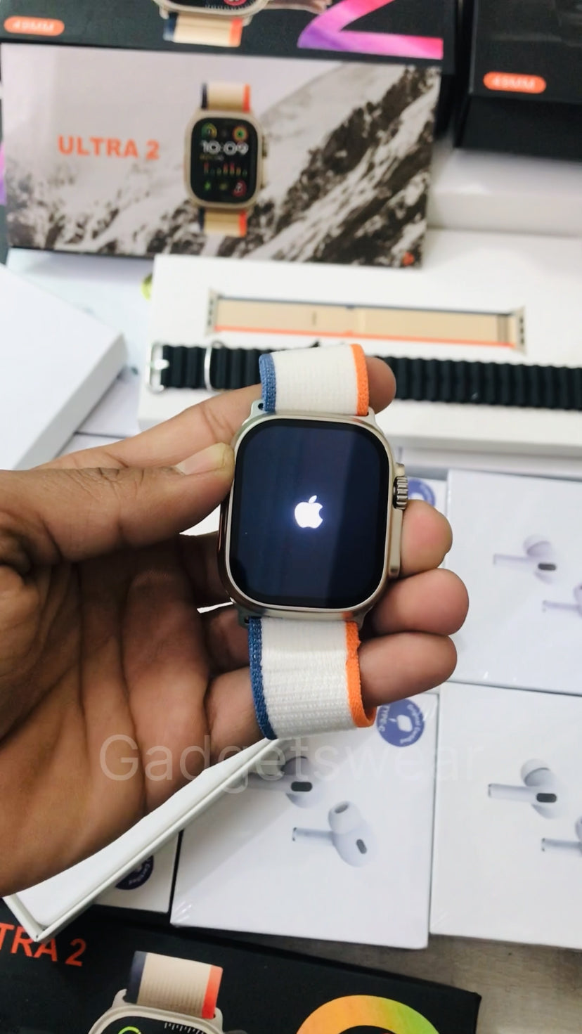 i-watch Ultra 2 with 2strep and watch magnetic charger (1 year warranty)