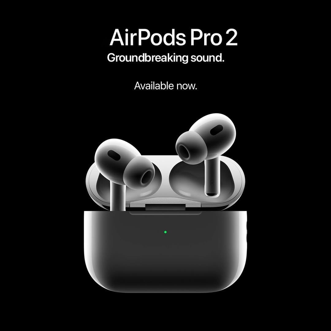 Air Pods Pro 2nd Generation with ANC/Adaptive MagSafe Wireless Charging Case (Type-c)