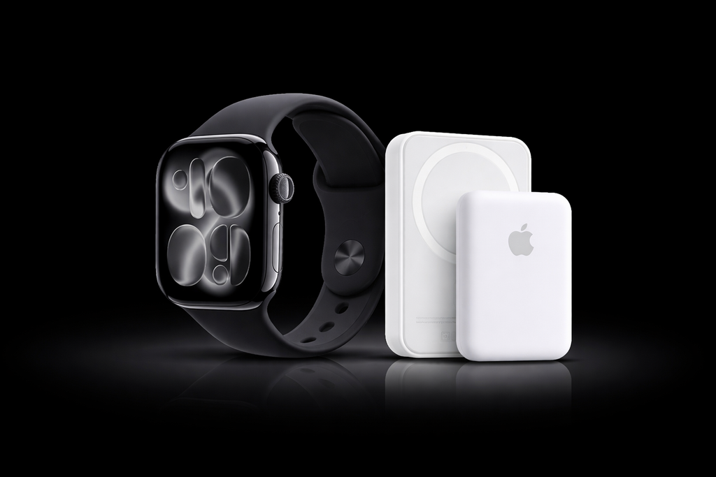 Combo 2in1:- Series 11 watch with 2 straps and charger+ Magsafe Battery pack 10k mah (1 year warranty)