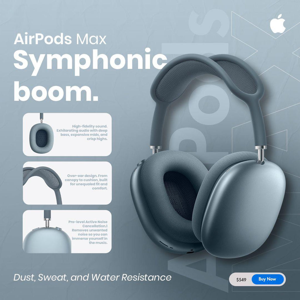 Gadgets Pods Max – ANC Wireless Headphones With 36H, 48H & 72H Battery & Deep Bass
