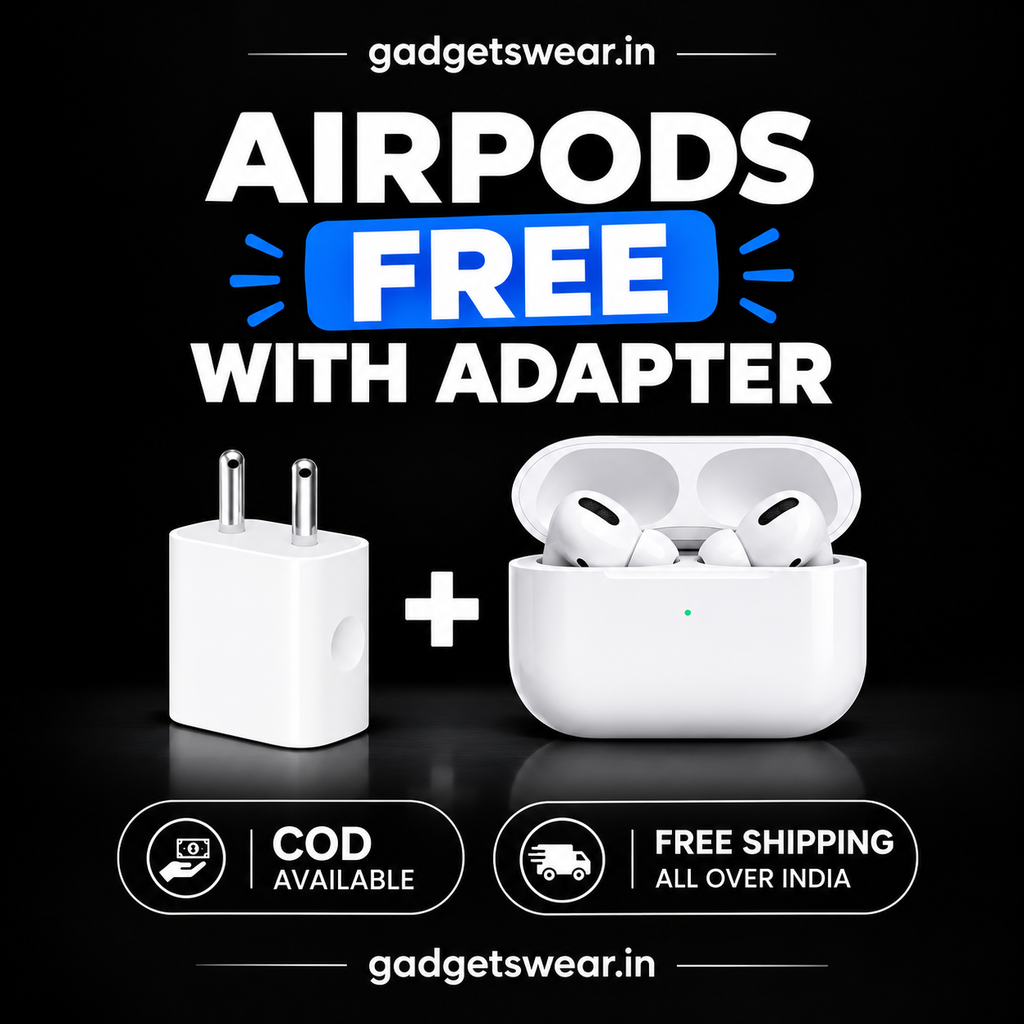 GadgetsPods Pro 2nd Generation Free With 20W USB-C Power Adapter With (1 Year Warranty)